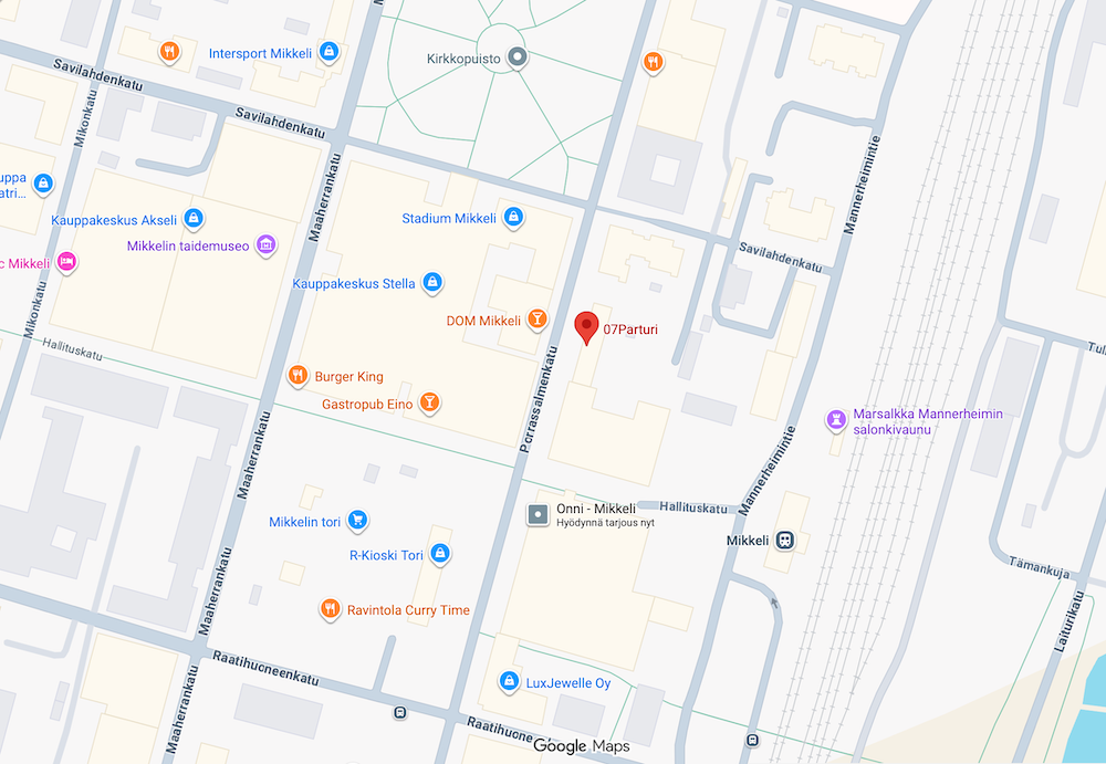 07Parturi sijaitsee Mikkelissä Porrassalmenkatu 25